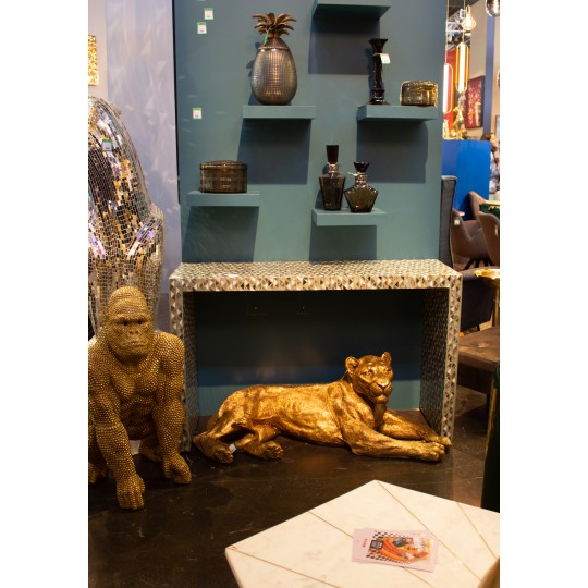 Deco Object Lion Gold XL Kare Design Deco Object Lion Gold XL Kare Design