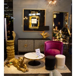 Objet décoratif Lion doré