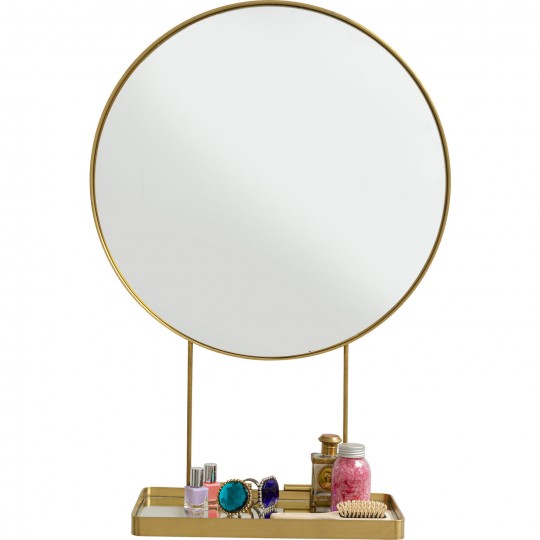 Mirror with Tablet Art Ø60cm Kare Design