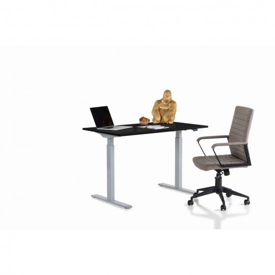 Desk Smart Grey Black 120x70cm Kare Design Desk Smart Grey Black 120x70cm Kare Design