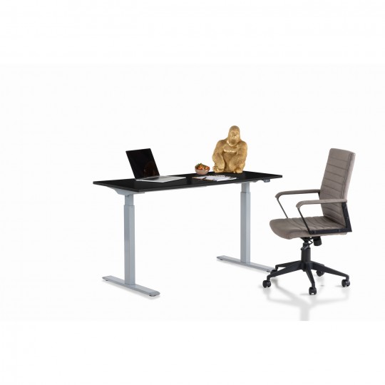 Desk Smart Grey Black 140x60cm Kare Design Desk Smart Grey Black 140x60cm Kare Design