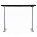Desk Smart Grey Black 140x60cm Kare Design