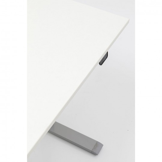 Bureau Smart blanc et chrome 120x70cm Kare Design Bureau Smart blanc et chrome 120x70cm Kare Design