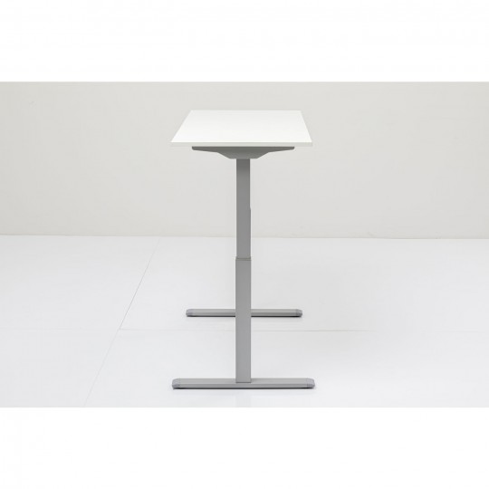 Bureau Smart blanc et chrome 120x70cm Kare Design Bureau Smart blanc et chrome 120x70cm Kare Design