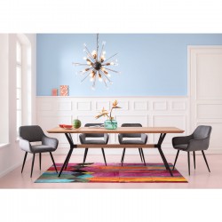 Chair with Armrest San Francisco Grey Kare Design