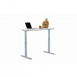 Secretária Smart Cinza/Branco 140x60