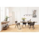 Chair with Armrest Dream Brown Kare Design