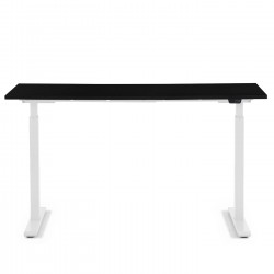 Bureau Office blanc noir 140x60