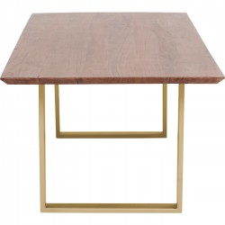 Table Symphony Walnut Brass 180x90cm Kare Design