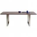 Table Symphony Walnut Chrome 160x80cm Kare Design