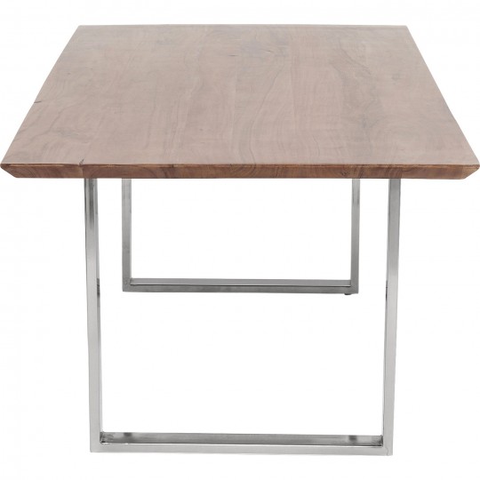 Table Symphony Walnut Chrome 180x90cm Kare Design Table Symphony Walnut Chrome 180x90cm Kare Design