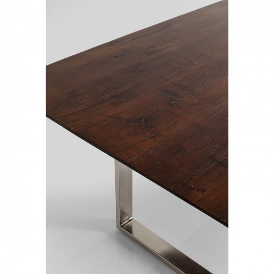 Table Symphony Walnut Chrome 180x90cm Kare Design Table Symphony Walnut Chrome 180x90cm Kare Design