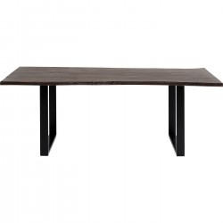 Table Harmony Walnut Black 200x100cm Kare Design