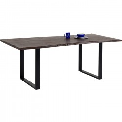 Table Harmony Walnut Black 200x100cm Kare Design