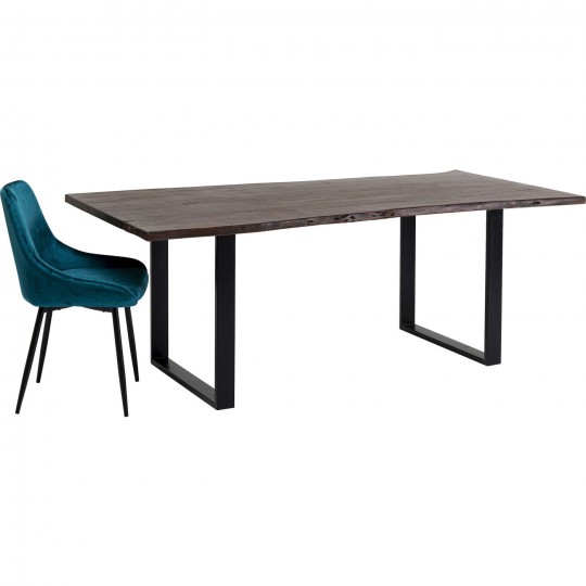 Table Harmony Walnut Black 200x100cm Kare Design