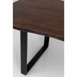 Table Harmony Walnut Black 200x100cm Kare Design