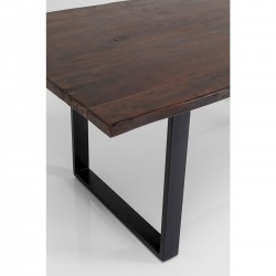 Table Harmony Walnut Black 200x100cm Kare Design