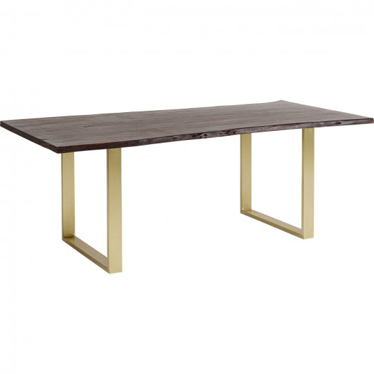 Table Harmony Walnut Brass 180x90cm Kare Design Table Harmony Walnut Brass 180x90cm Kare Design