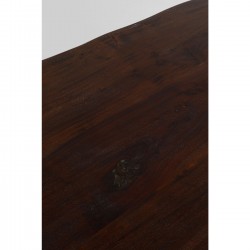 Table Harmony Walnut Brass 180x90cm Kare Design