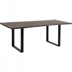 Table Harmony Walnut Black 180x90cm Kare Design