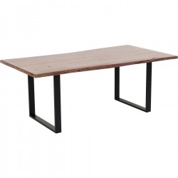 Table Harmony Walnut Black 180x90cm Kare Design
