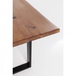 Table Harmony Walnut Black 160x80cm Kare Design