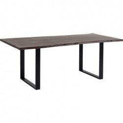 Table Harmony Walnut Black 160x80cm Kare Design