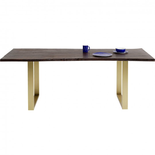 Table Harmony Dark Brass 160x80cm Kare Design