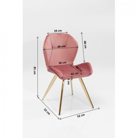 Chair Viva Mauve Kare Design