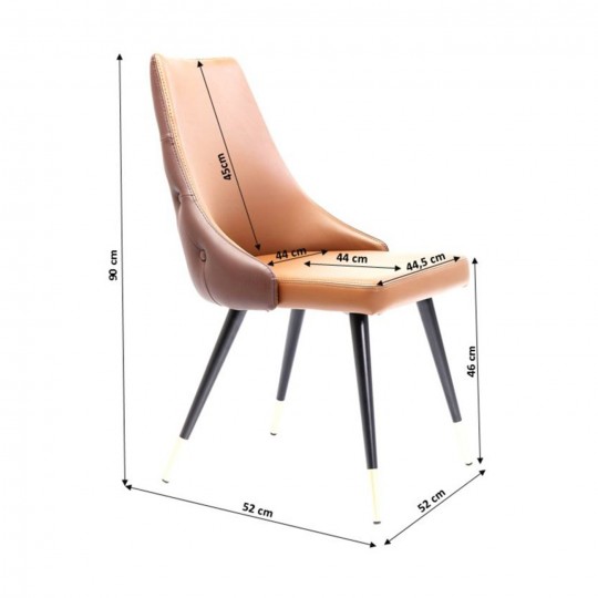 Cadeira Urban Desire Castanho Cadeira Urban Desire Castanho