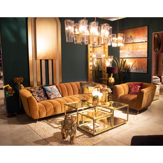 Mesa de Centro Luigi Gold (conj.4) Mesa de Centro Luigi Gold (conj.4)