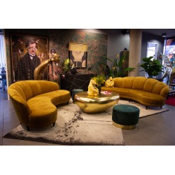 Deco Figurine Monkey Gorilla Side Medium Gold Kare Design