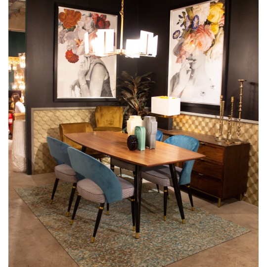 Quadro c/ moldura Flower Lady Pastel 152x117cm