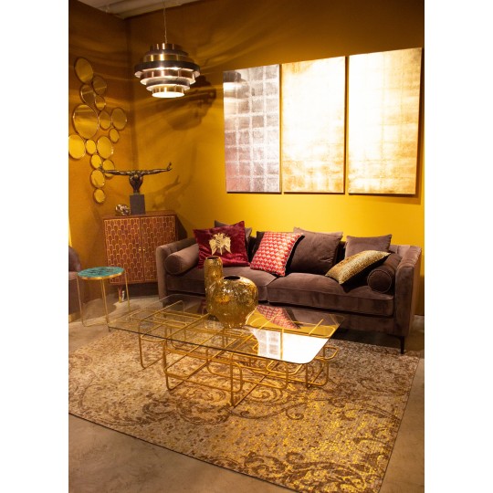 Espelho Bubbles Brass 93x138cm Espelho Bubbles Brass 93x138cm