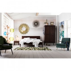 Cama Brooklyn Walnut 180x200cm