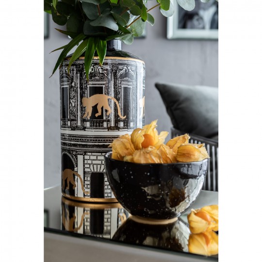 Deco Jar Temple 30cm