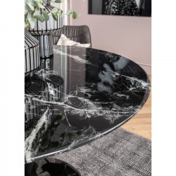 Table Solo Marble noir Ø 110cm