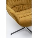 Fauteuil pivotant Bristol jaune