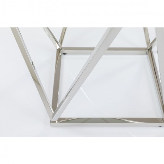 Table d appoint Cristallo 50x50cm