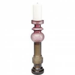 Candelabro Marvelous Duo Violeta Cinza 49cm-52268 (5)