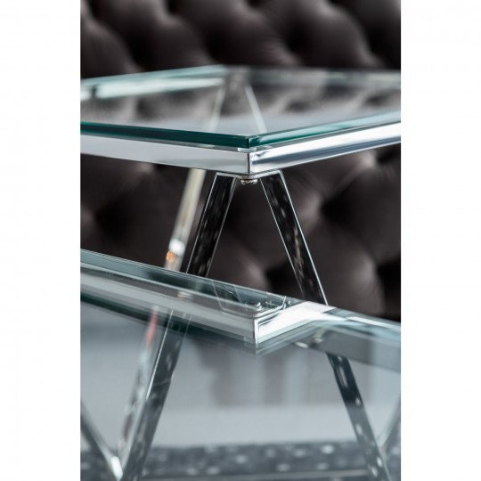 Table basse Cristallo 80x80cm