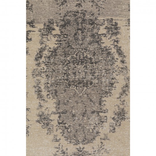 Tapete vintage cinzento 80x150 cm