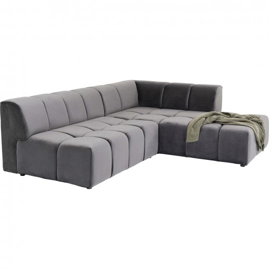 Canapé d angle Belami gris droite