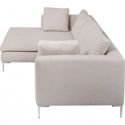 Canapé d angle Gianni crème gauche