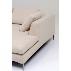 Canapé d angle Gianni crème droite