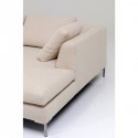 Canapé d angle Gianni crème droite