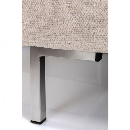 Sofá de canto Gianna direito Bege