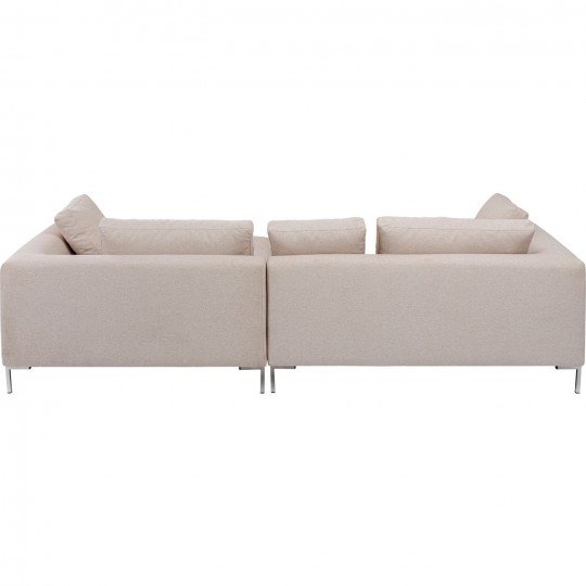 Sofá de canto Gianna direito Bege