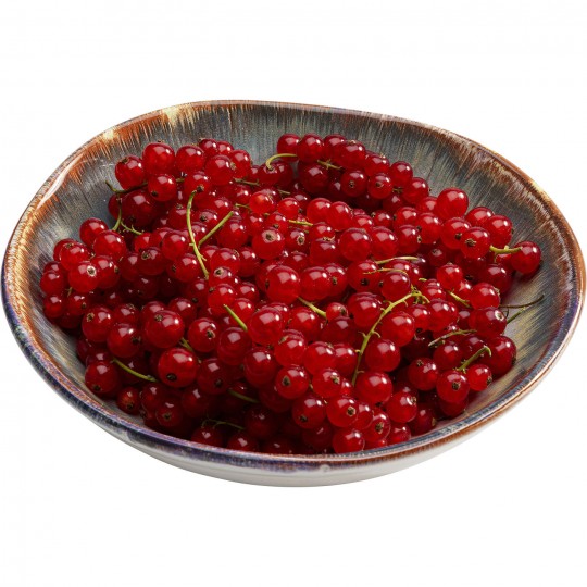 Assiette creuse Organic blanc-bleu Ø20