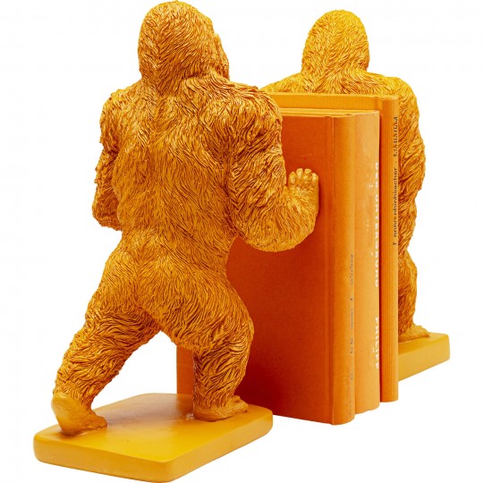 Serre-livres Gorilla orange (2/set)